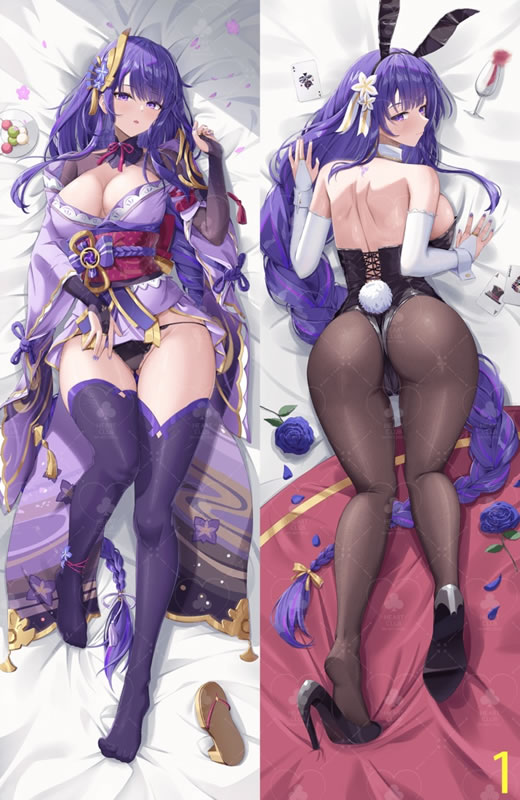 原神 雷電将軍 抱き枕カバー