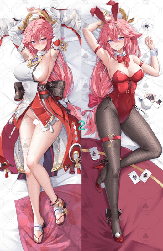 原神 八重神子 抱き枕カバー