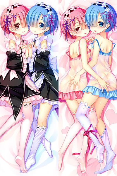 Re:ゼロから始める異世界生活 ラム&レム 抱き枕カバー