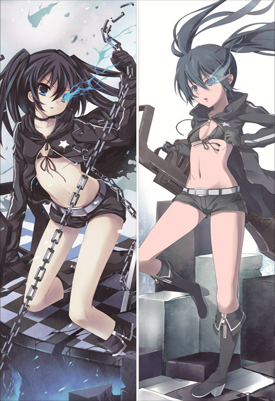 black rock shooter 抱き枕カバー おっぱい付き