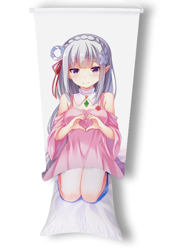 エミリア掛け軸 添い寝枕安い