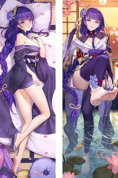 原神 雷電将軍 (影) 両面プリント 抱枕カバー