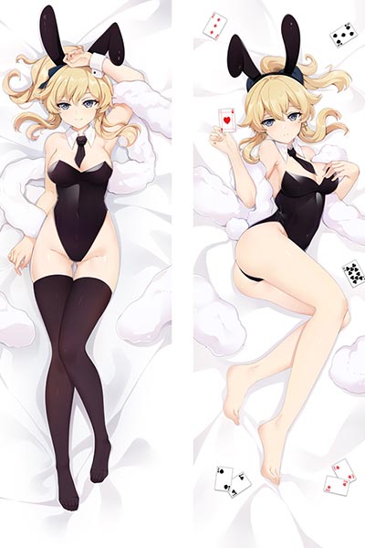 原神 ジン 抱き枕カバー バニーガール アニメ 等身大抱き枕 両面プリント 萌えグッズ フル ボディ枕カバー ロマンティックピローケース